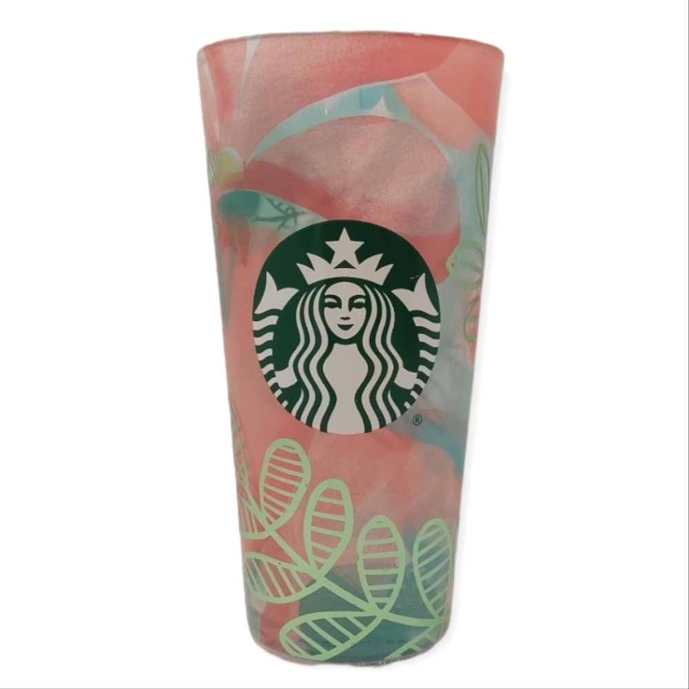 Starbucks 2019 Cold Tumbler Cup Glass Easter Spring Collection